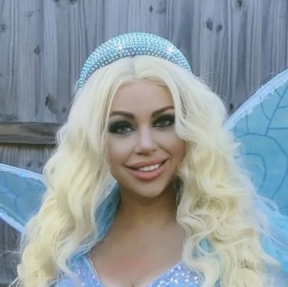 Blue Rhinestone Headband - Picture 3 of 4